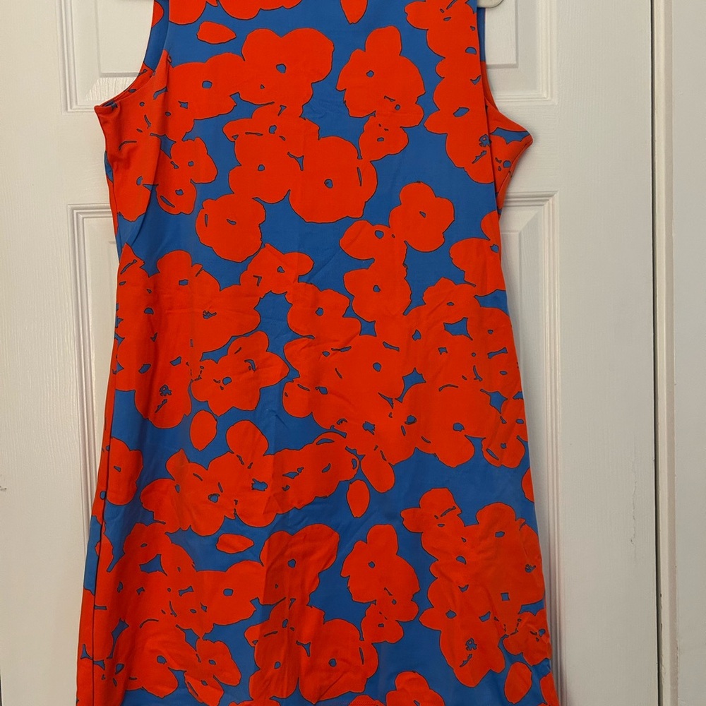MAHI GOLD Vibrant Floral Sleeveless Dress